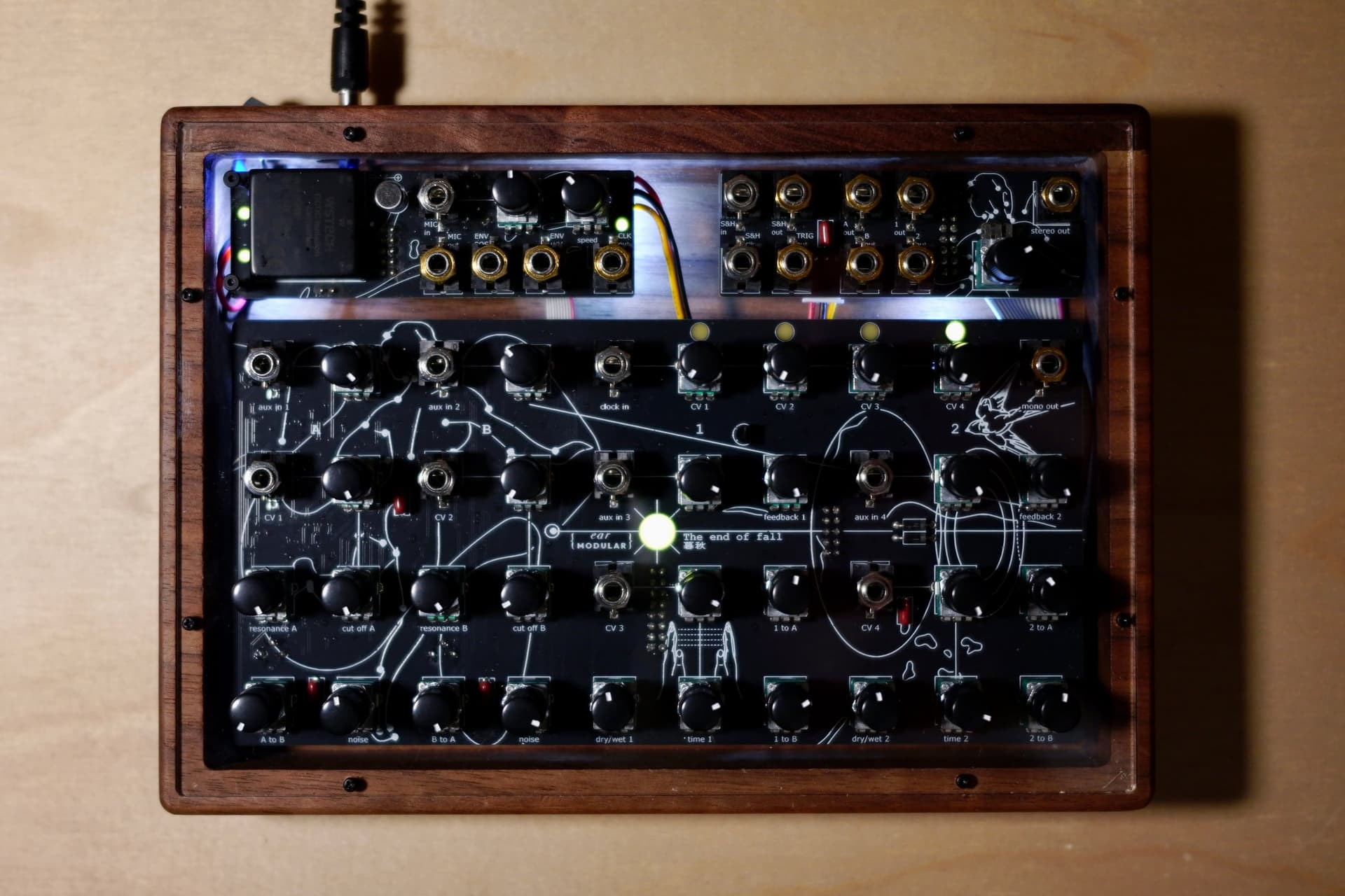 The End of Fall with wooden case